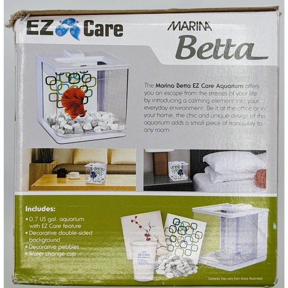 Marina EZ Care Betta Kit, White - Picture 10 of 15